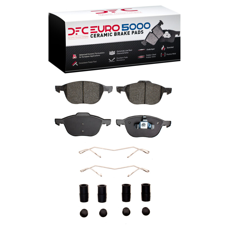 DFC 04-22 Ford Escape Front Euro 5000 Ceramic Brake Pads and Hardware Kit