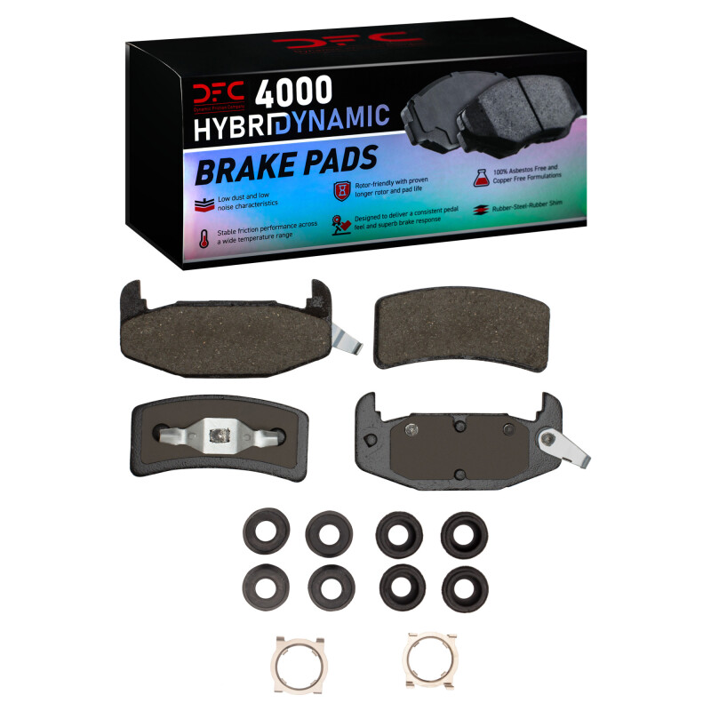 DFC 88-94 Buick Regal Rear 4000 HybriDynamic Brake Pads and Hardware Kit
