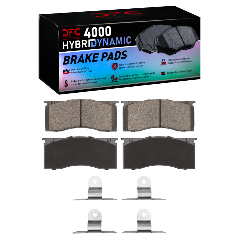 DFC 64-72 Dodge Dart Front 4000 HybriDynamic Brake Pads and Hardware Kit