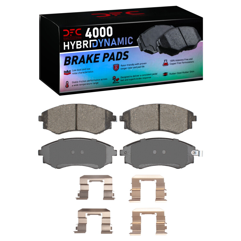 DFC 89-06 Infiniti G20 Front 4000 HybriDynamic Brake Pads and Hardware Kit