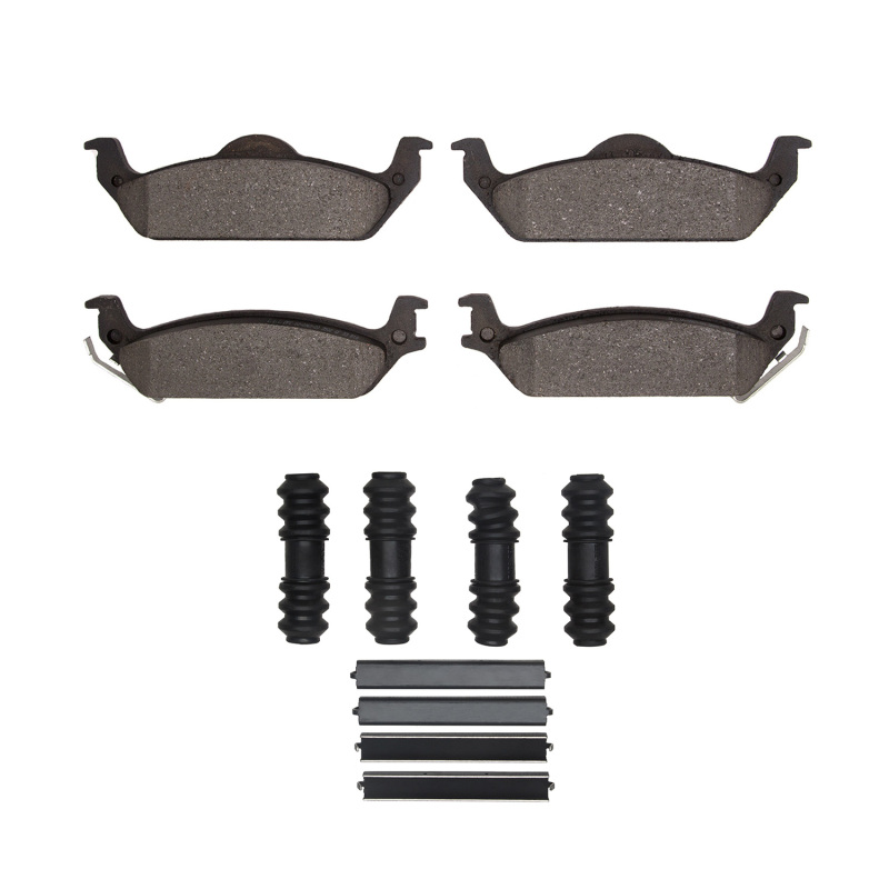 DFC 03-04 Dodge Dakota 4WD Rear 4000 HybriDynamic Brake Pads and Hardware Kit