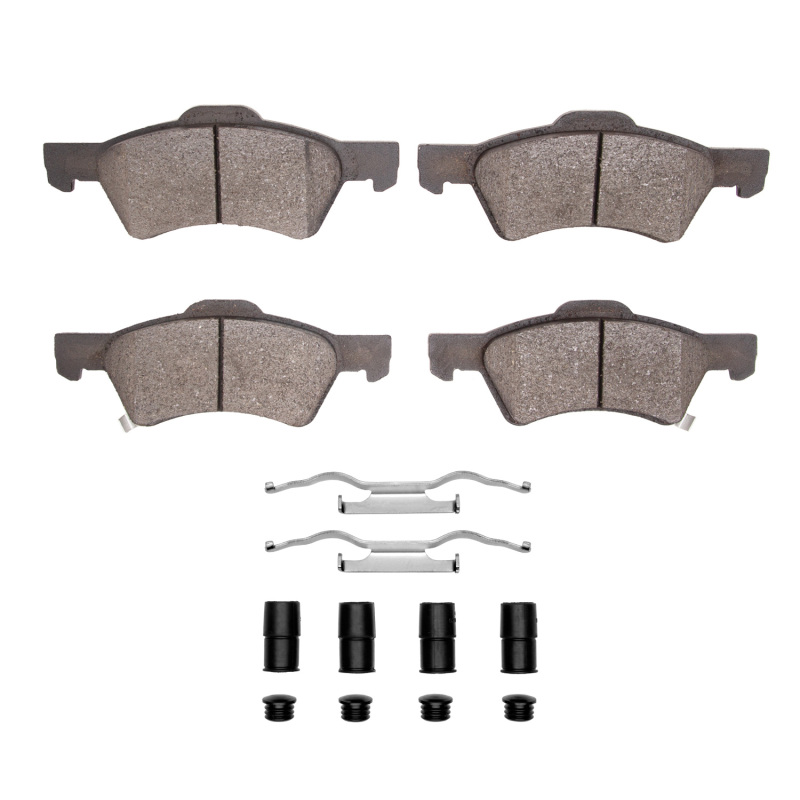 DFC 01-07 Chrysler Town & Country Front 4000 HybriDynamic Brake Pads and Hardware Kit