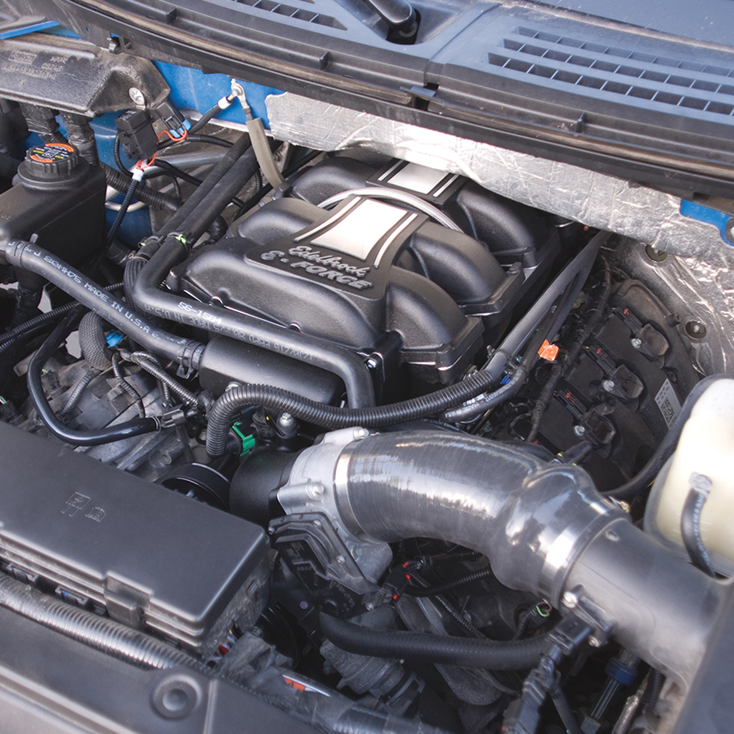 Edelbrock Stage 1 Supercharger Kit #1584 For 2011-14 Ford F-150 5.0L 4V W/ Tune (1584)