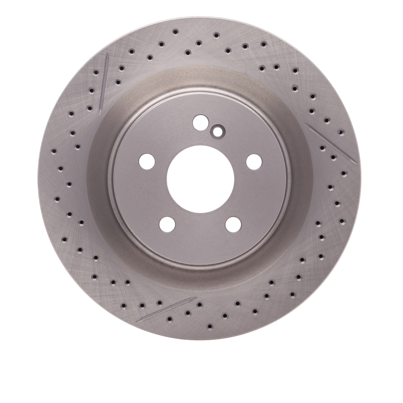 DFC 08-15 Mercedes-Benz C63 AMG Rear Drilled and Slotted Brake Rotor