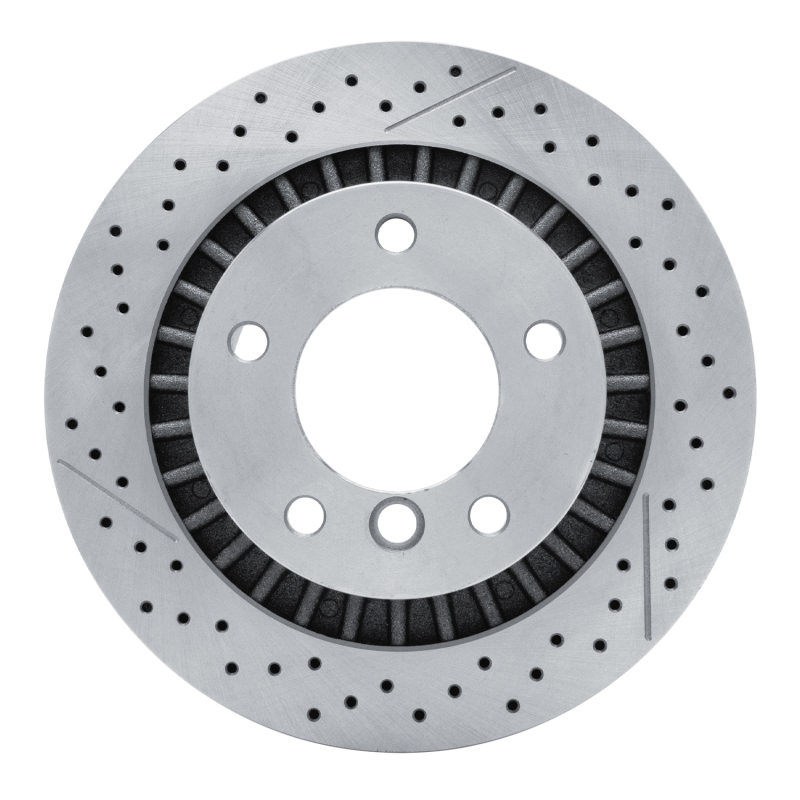 DFC 13-18 Mercedes-Benz G63 AMG Rear Drilled and Slotted Brake Rotor