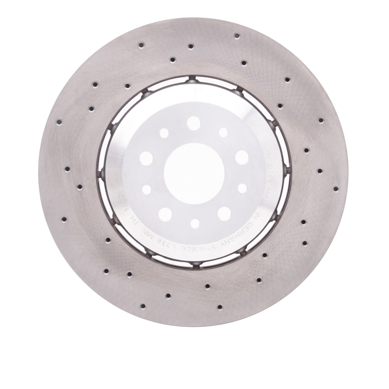 DFC 15-20 Alfa Romeo 4C Front Drilled Hi-Carbon Alloy Geomet Coated Rotor