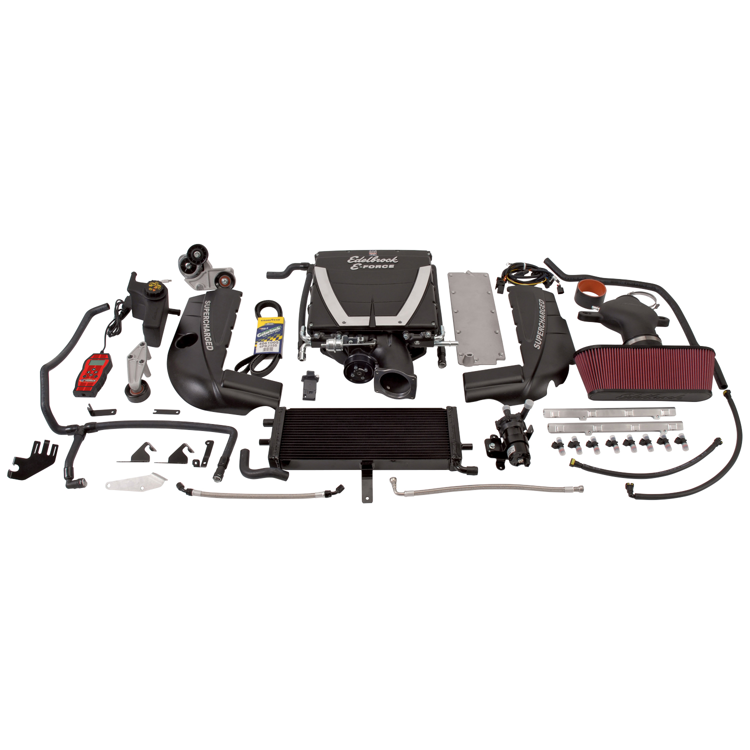 Edelbrock Stage 1 Supercharger Kit #1593 For 2005-07 Corvette LS2 W/ Tune (1593)