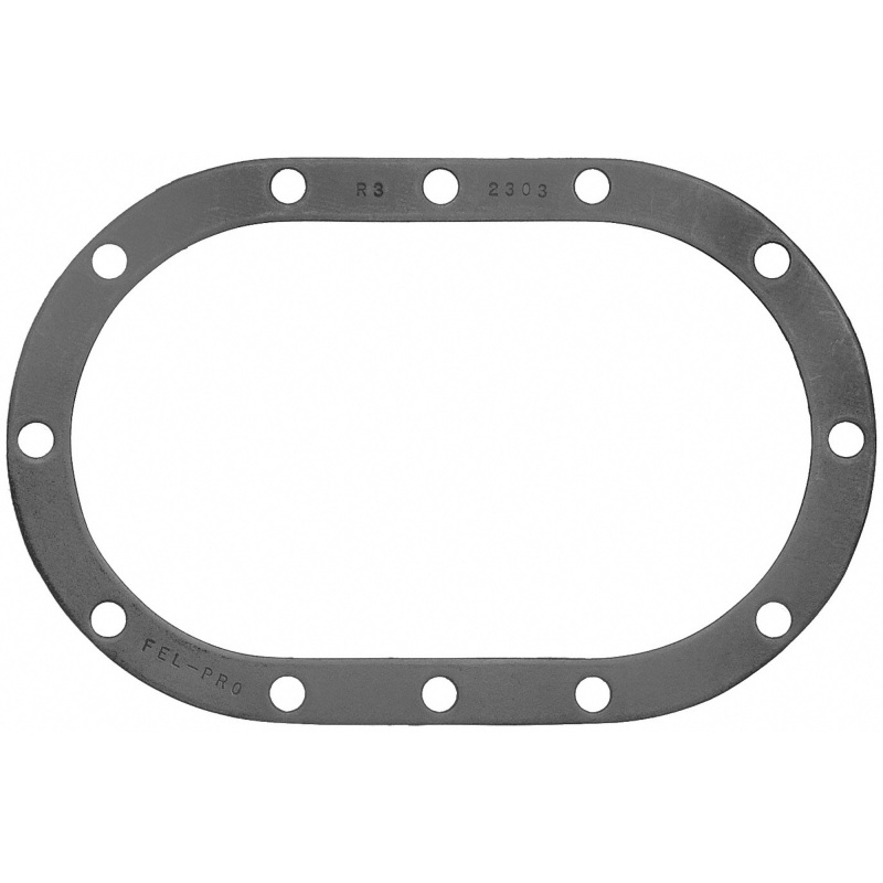 Fel-Pro 2303 Axle Housing Cover Gasket Oval Shaped 12 Bolt Hole Gasket