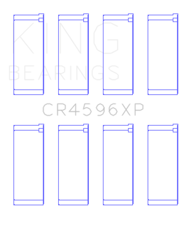 King Engine Bearings BMW S14B20/S14B23/S14B25 (Size .026) Connecting Rod Bearings (Set of 4)