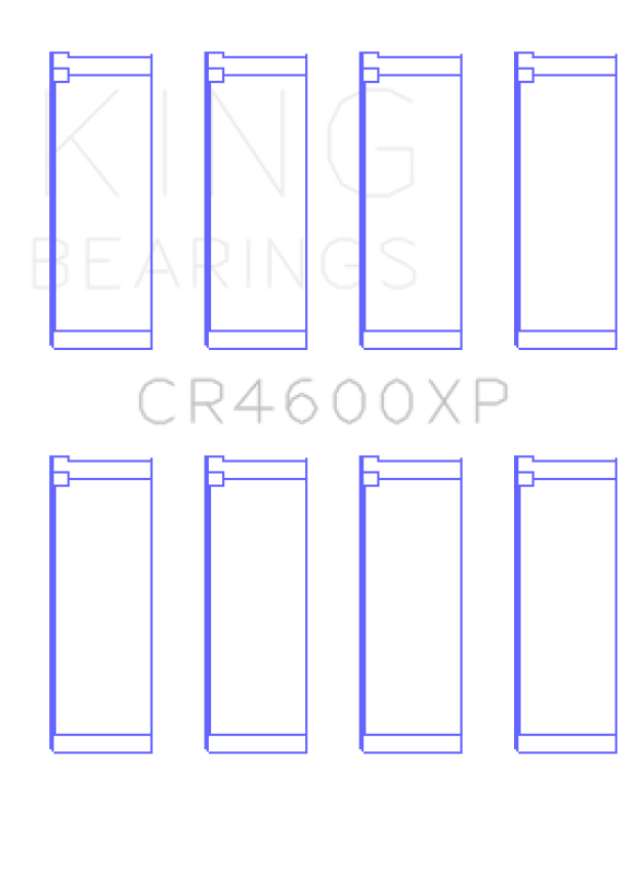 King Engine Bearings Mini (BMW) W11B16 Connecting Rod Bearings - Set of 4 Pairs