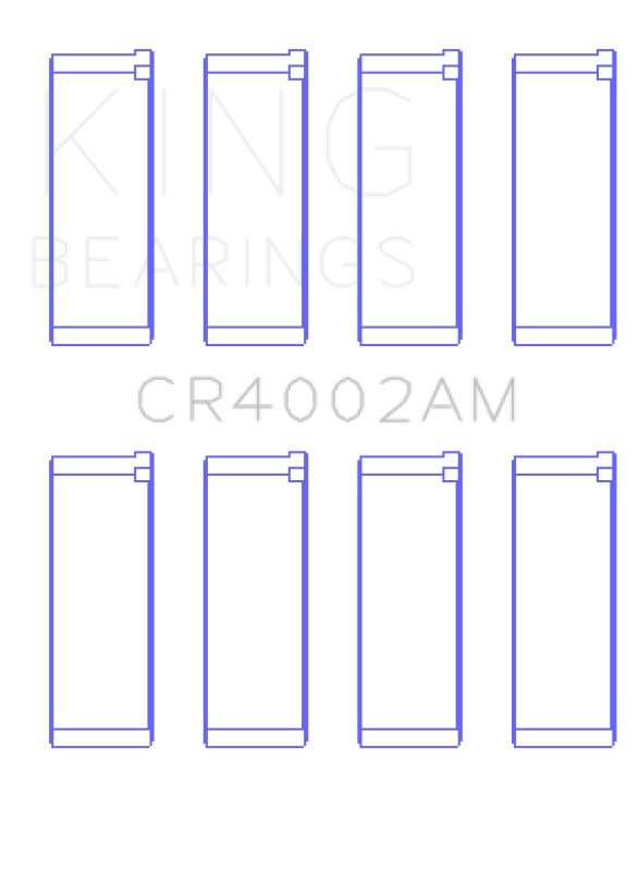 King Ford/Kia/Mazda DOHC 16 Valve/SOHC 16 Valve/SOHC 8 Valve Rod Bearing Set - Size STD