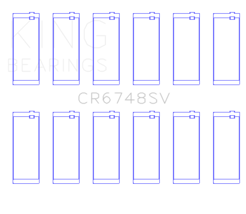 King Engine Bearings BMW/OPEL M51/M57/D25/Y25 TD Sputter Connecting Rod Bearing Set