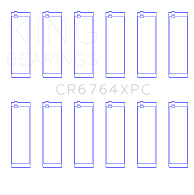 King Engine Bearings Skoda BUD Performance pMaxKote Coated Rod Bearing Set - Size STD
