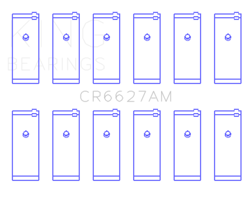 King Engine Bearings Datsun L24E (Size +0.25mm) Connecting Rod Bearing Set