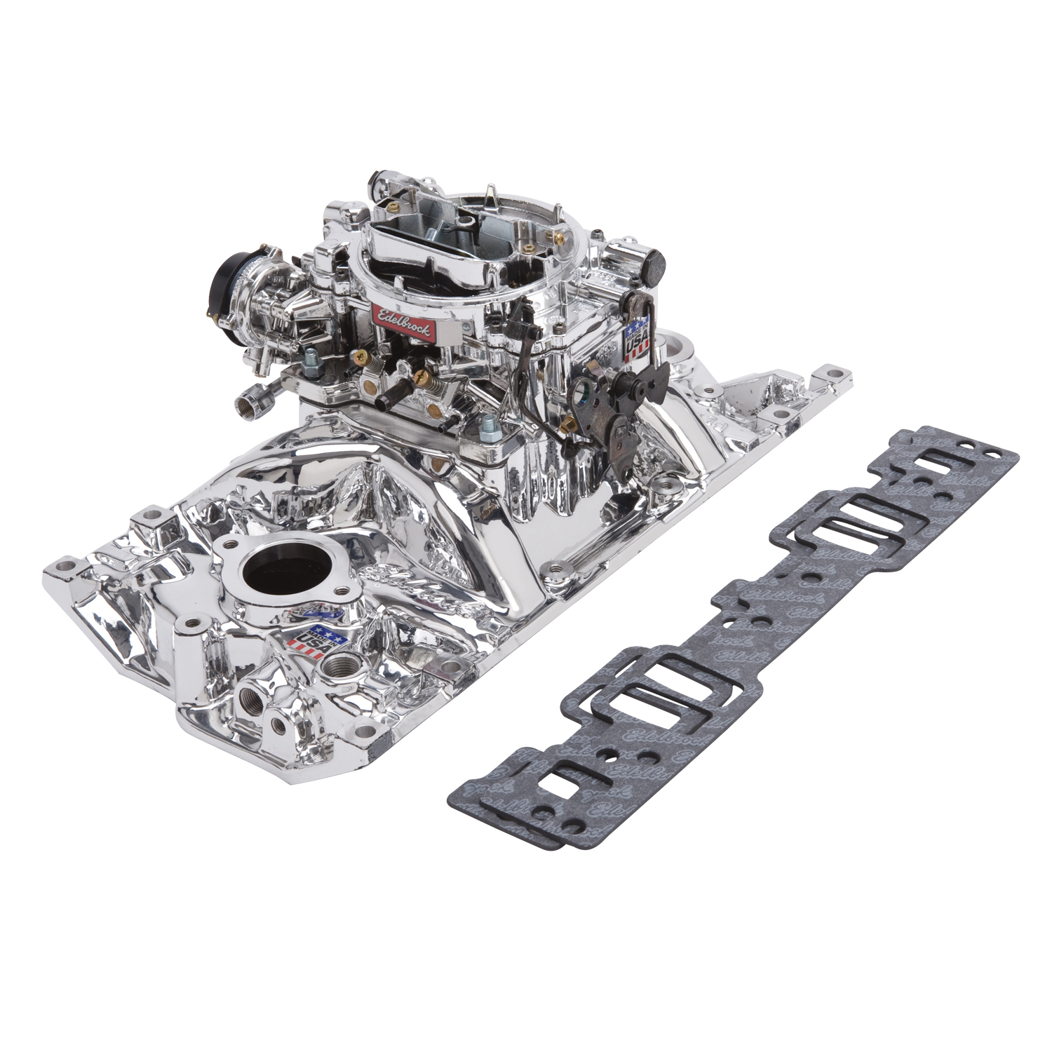 Single-Quad Manifold and carb Kit for Small-Block Chevy Vortec heads (20274)