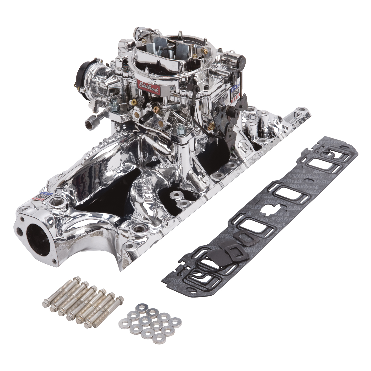 Single-Quad Manifold and carb Kit for Small-Block Ford 289-302 (20334)