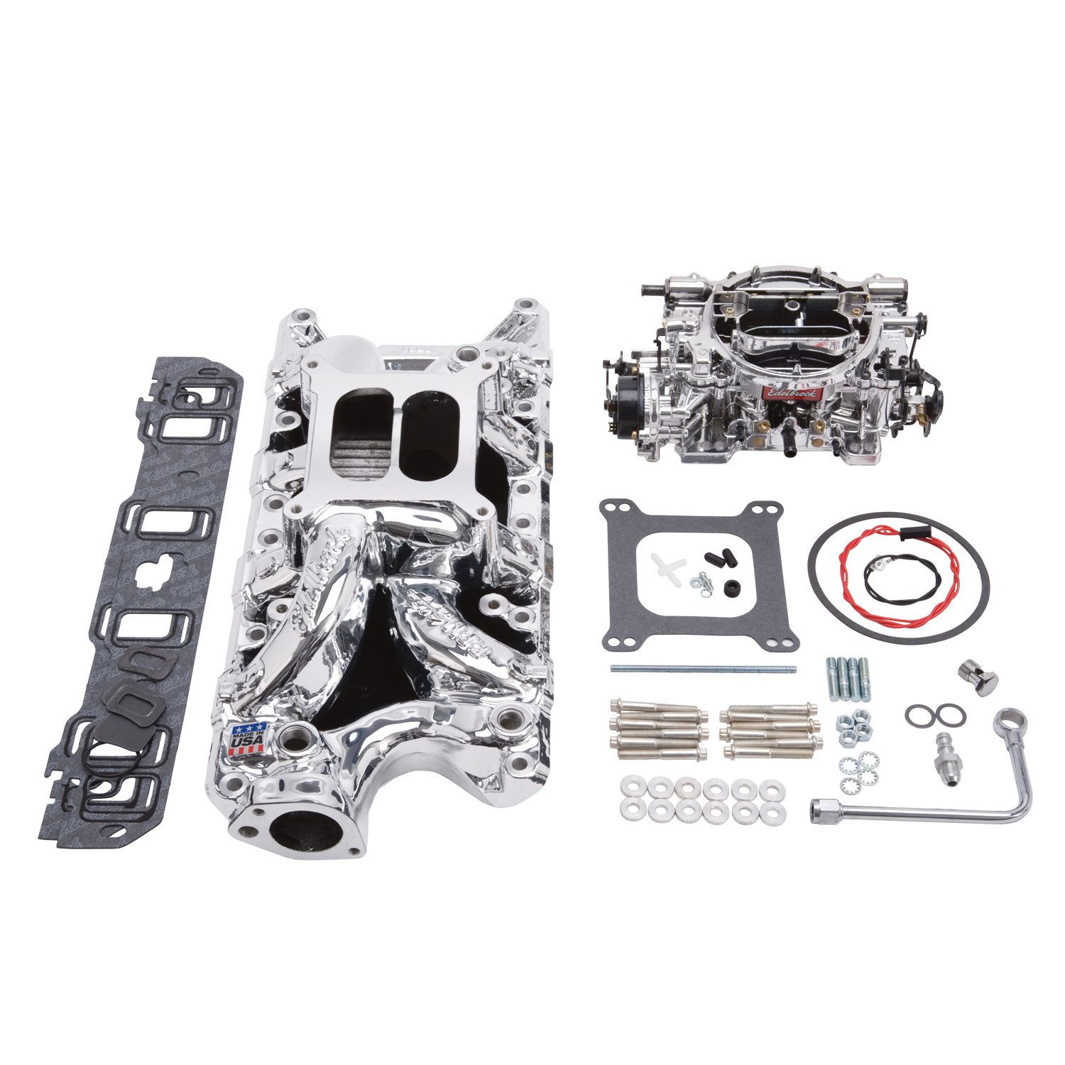 Single-Quad Manifold and carb Kit for Small-Block Ford 289-302 (20334)