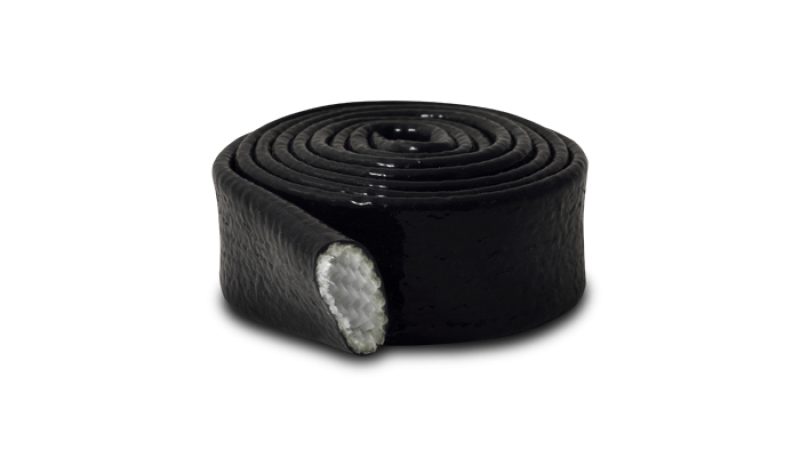 Vibrant 3/4in O.D. Heat Protect Flexible Sleeving (5 foot length) Black