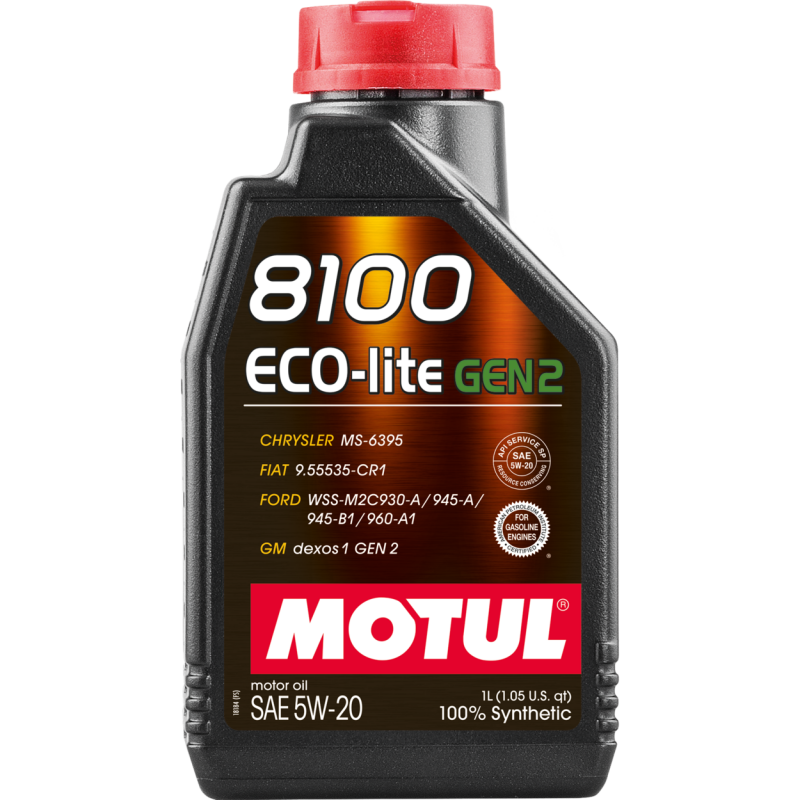 Motul 1L Synthetic Engine Oil 8100 Eco-Lite Gen3 5W20