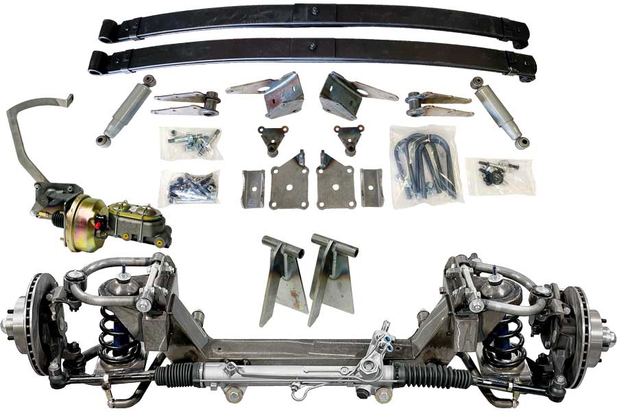 1935-1941 Ford Coil Spring IFS & Leaf Spring Package
