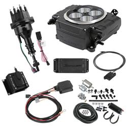 Holley Sniper 2 EFI 650 HP Inline Pump Fuel Injection Systems with Power Distribution Module 550-511-BPK-SBF