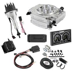 Holley Sniper 2 EFI 650 HP Inline Pump Fuel Injection Systems with Power Distribution Module 550-510-5PK-SBF