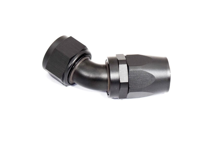 BTR AN Fittings - 45° -16AN Hose End - Black - HF-45-016