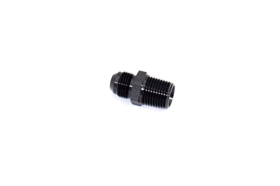 BTR AN Fittings - Adapter Fitting - 8AN to 1/2" NPT - Black - ADPT-01-011