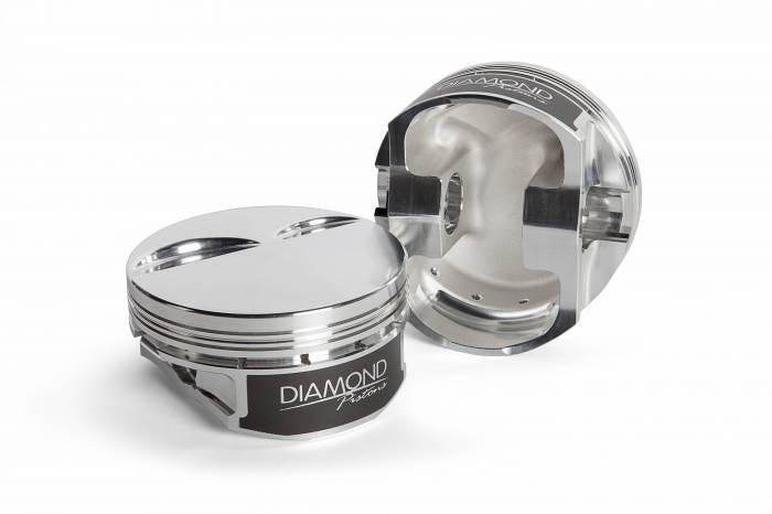 Diamond Pistons - GM LS - 4.000" Bore - 4.000" Stroke - 6.125" Rod - 2.0CC Flat Top - 11518-R1-8