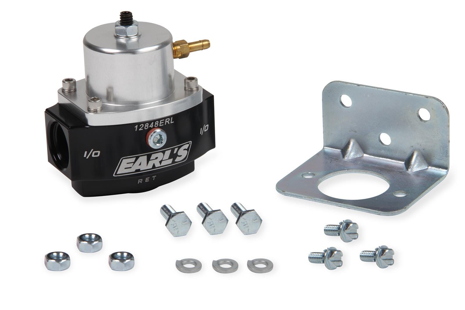 EARL'S FUEL PRESSURE REGULATOR - ADJUSTABLE - 15-65 PSI - 12848ERL