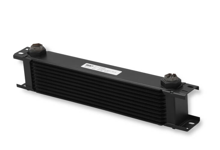 EARLS ULTRAPRO OIL COOLER - 10 ROW - EXTRA WIDE - BLACK - 810ERL