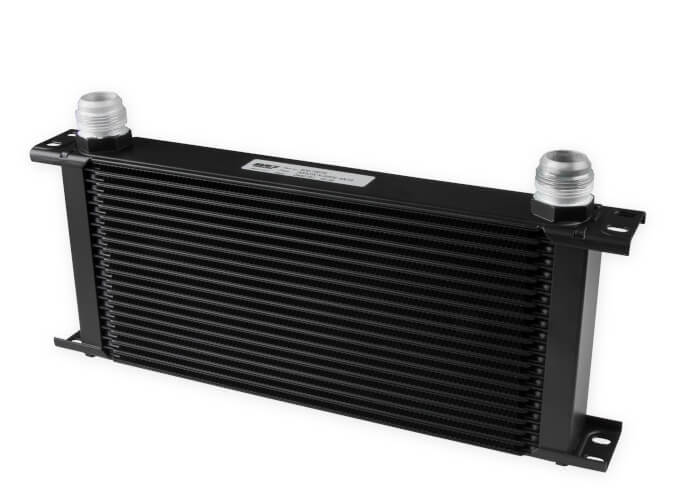Earls Ultrapro Oil Cooler - 20 Row - Extra Wide - Black - 820-16ERL