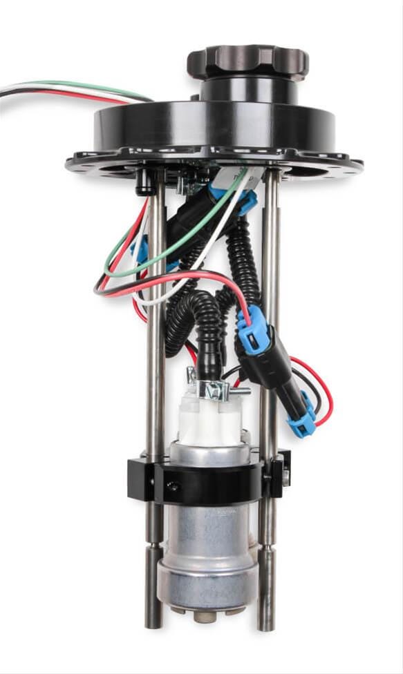 Holley Fuel Cell EFI Pump Module Assembly - 12 Bolt Flange - Dual 450LPH Pumps - 12-147