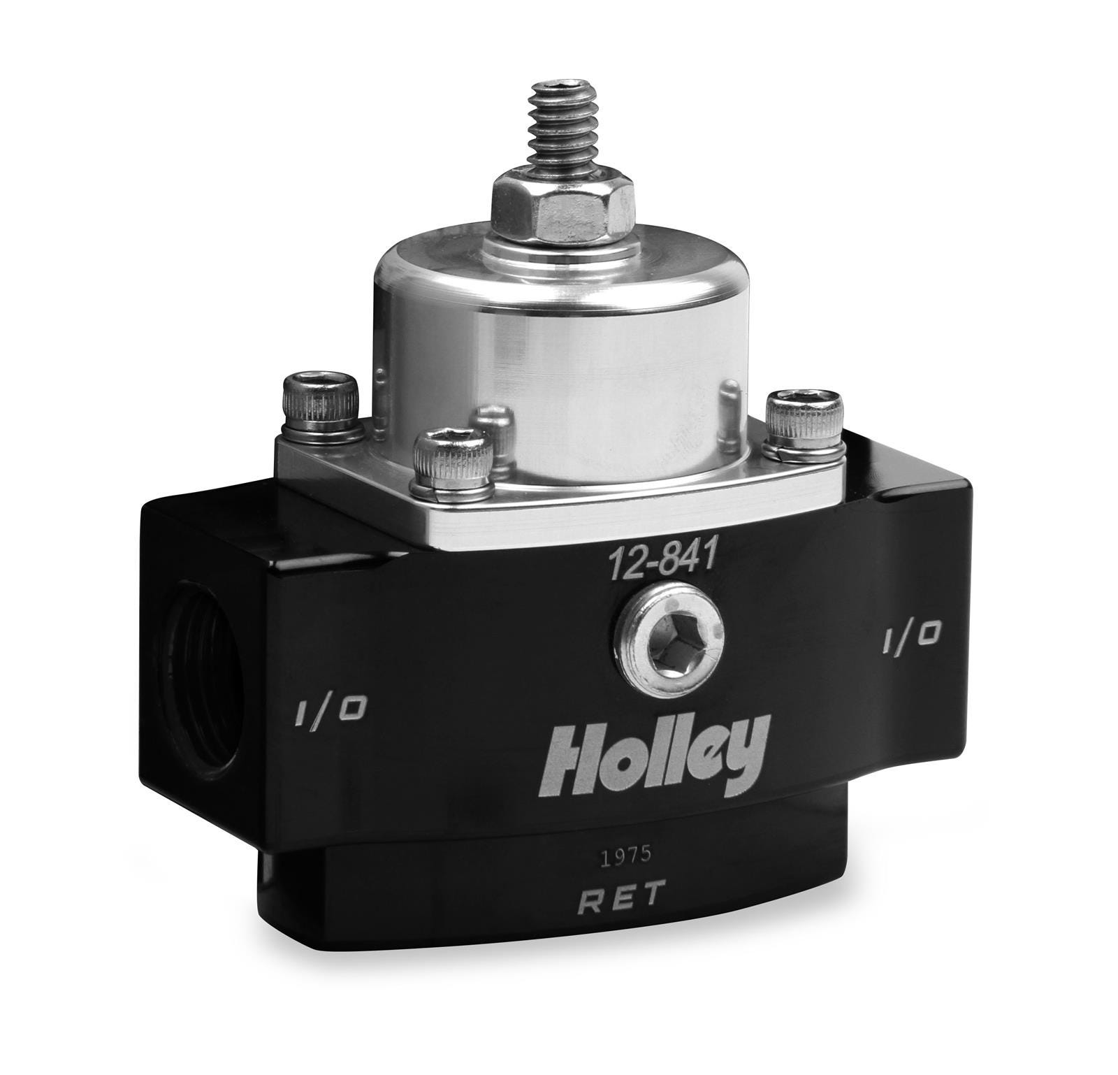 Holley Fuel Pressure Regulator - HP - Adjustable - CARB - 4.5-9 PSI - 12-841