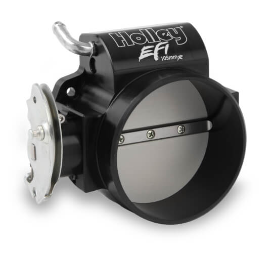 Holley Throttle Body - Billet - 105mm - LS - Straight Bore - 112-583