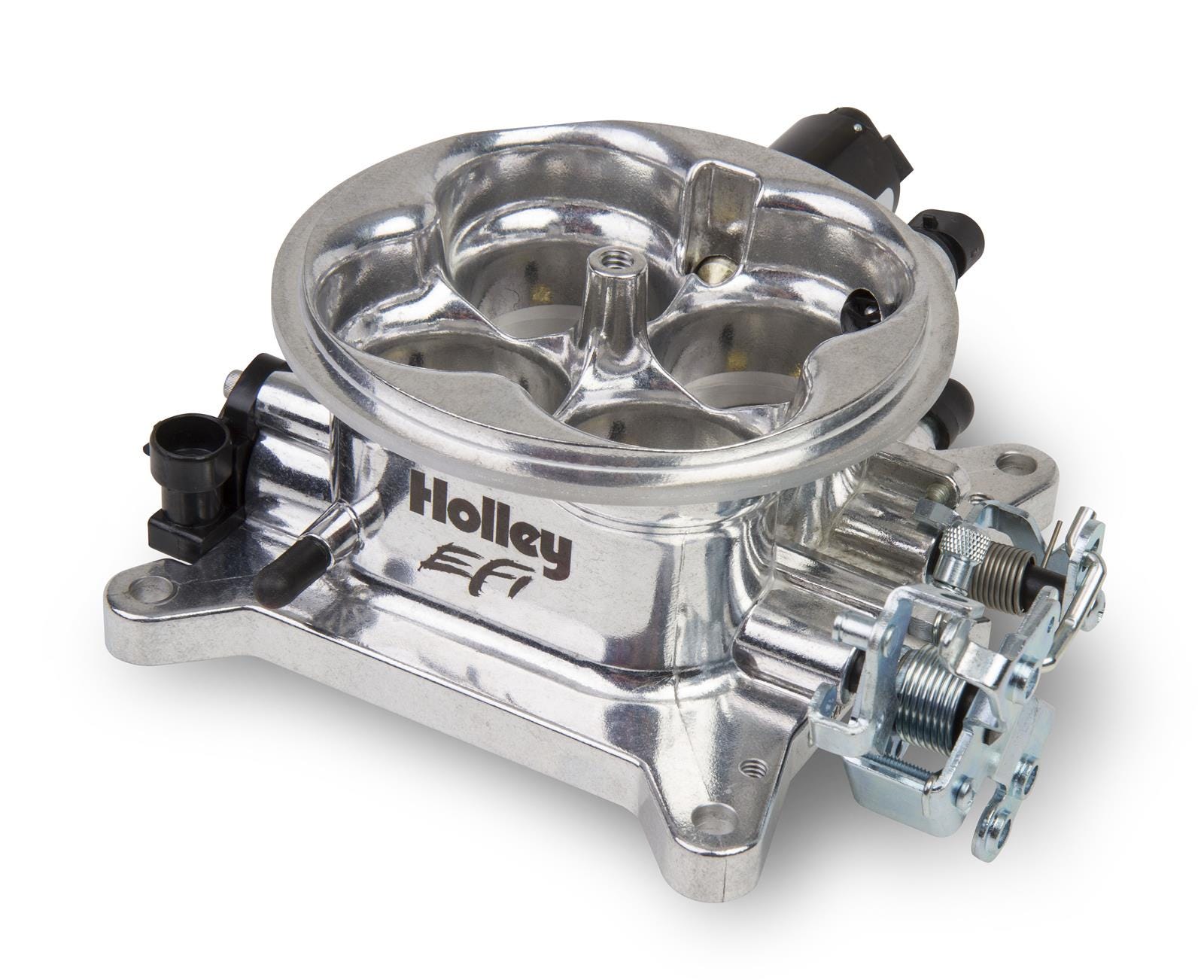 Holley Throttle Body - 4150 Flange - Polished - 112-588
