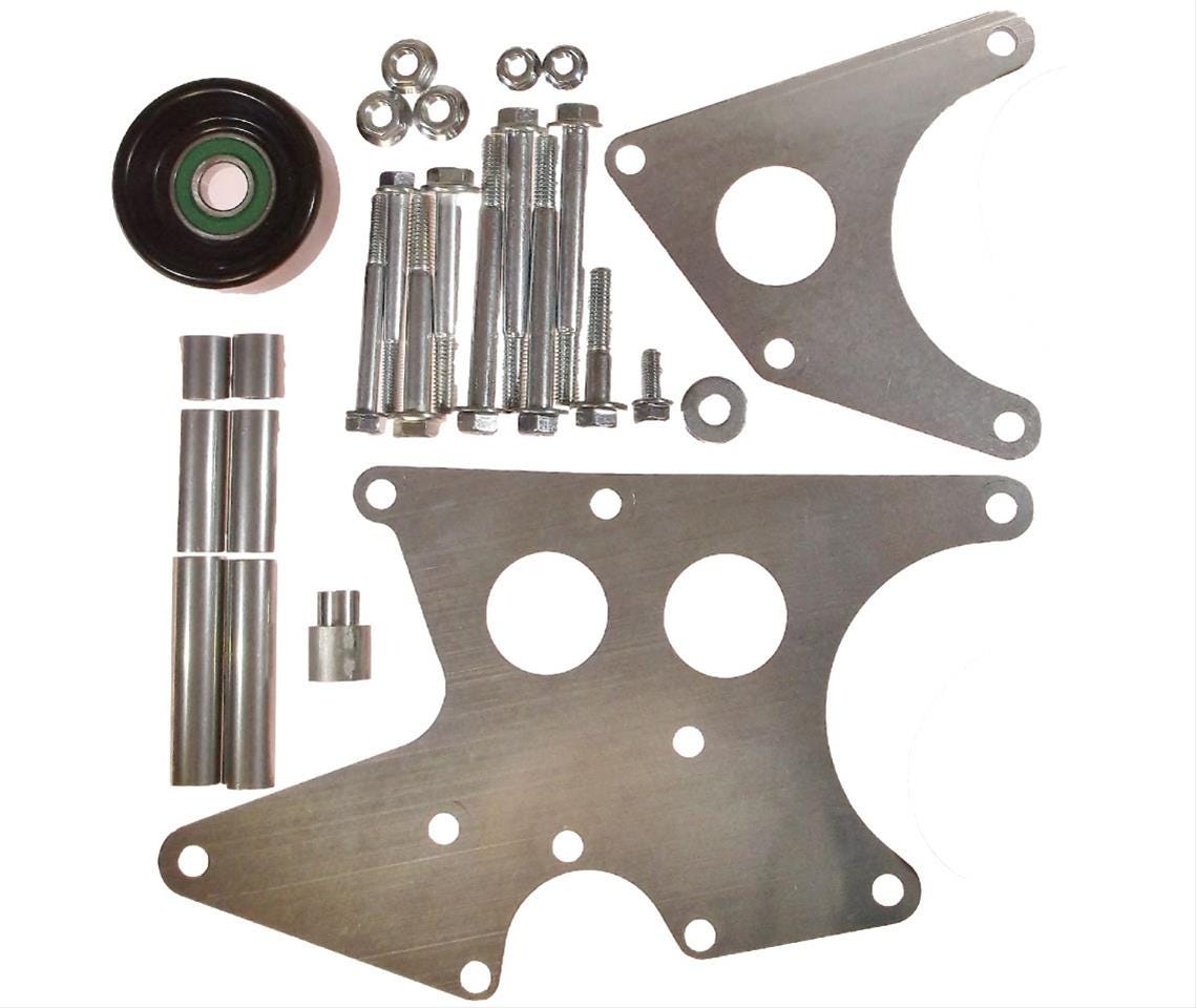 ICT Billet Alternator & Power Steering Bracket Kit - 98-02 CAMARO/04-06 GTO Balancer - 551521X-2