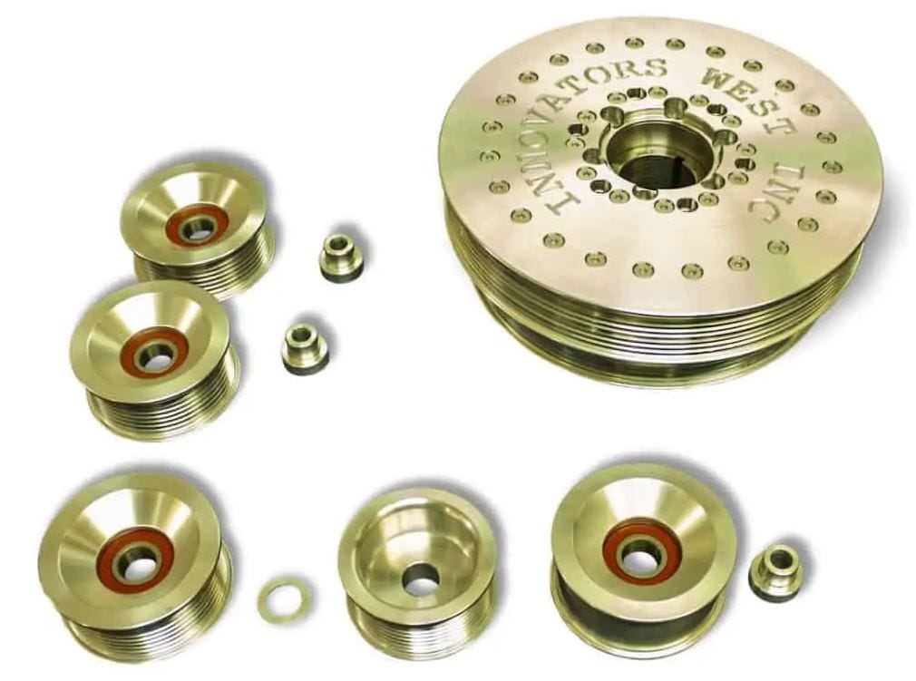 Innovators West 8-RIB Conversion Kit - 13-15 Camaro - for Electric P/S - 10% Overdrive - 1025