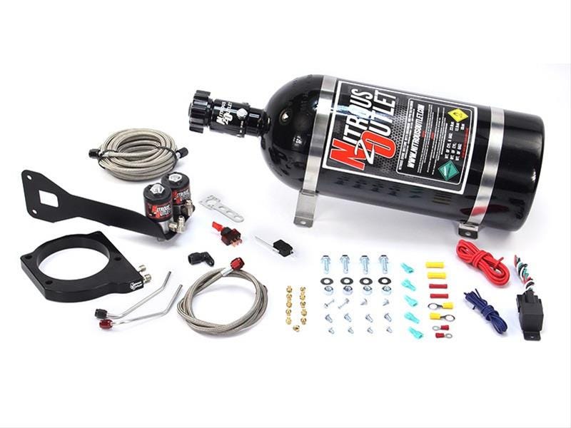 Nitrous Outlet 1999-2002 Fast 102MM Truck Intake Hardline Plate System - 50-200HP - No Bottle - 00-10180-00