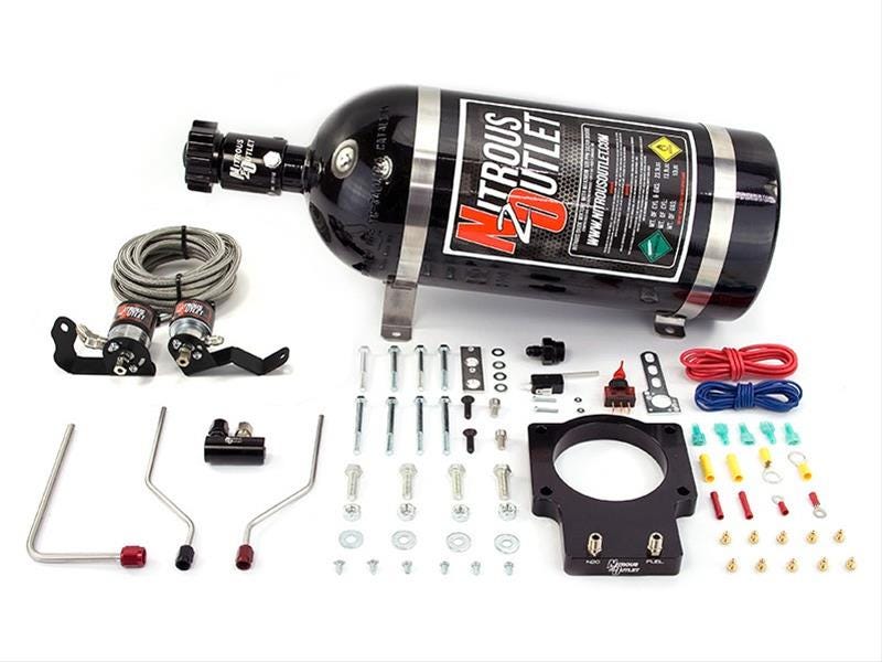 Nitrous Outlet 90MM - 05-13 ZO6 Corvette Plate System - 50-200HP - No Bottle - 00-10124-90-00