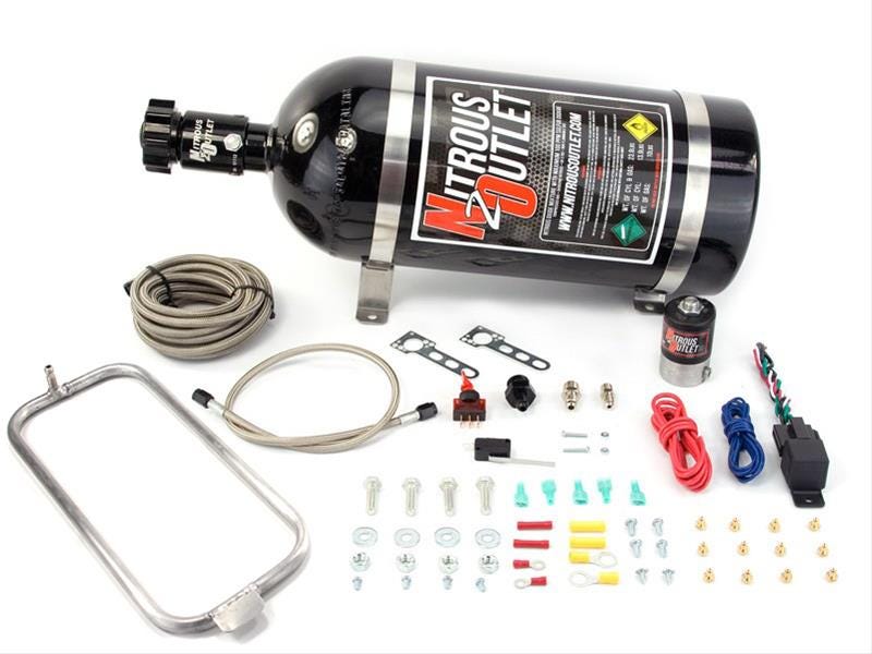 Nitrous OUTLET98-02 F-Body Filter Entry Halo Dry System - 35-200HP - 15LB Bottle - 00-10204-15