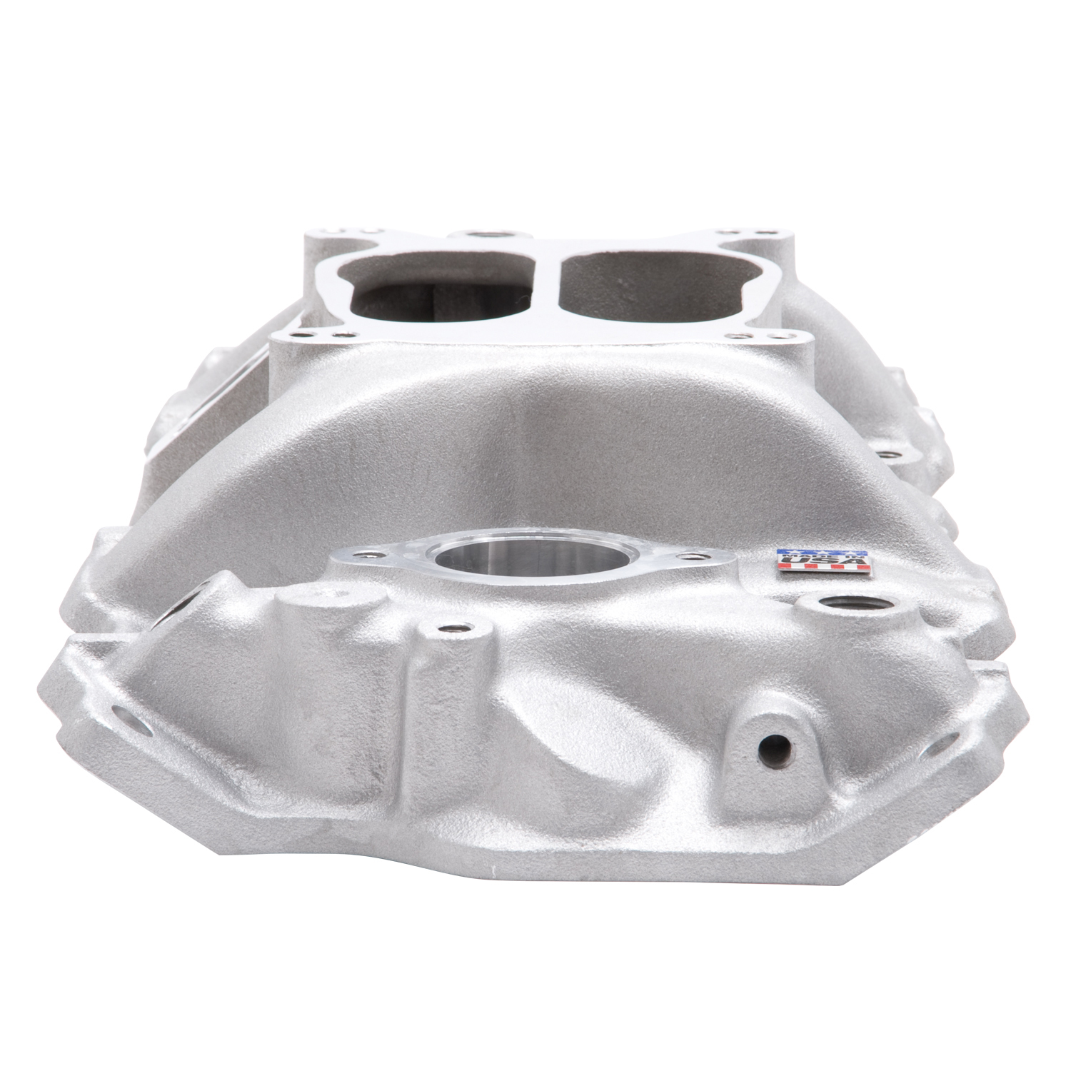 Performer Intake Manifold for 1955-86 Small-Block Chevy, Satin Finish (2101)