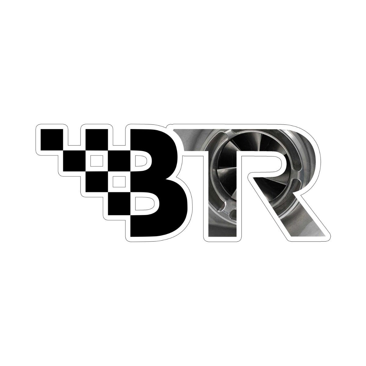 BTR Decal 6" X 2.5" Turbo - Btrdecalturbo