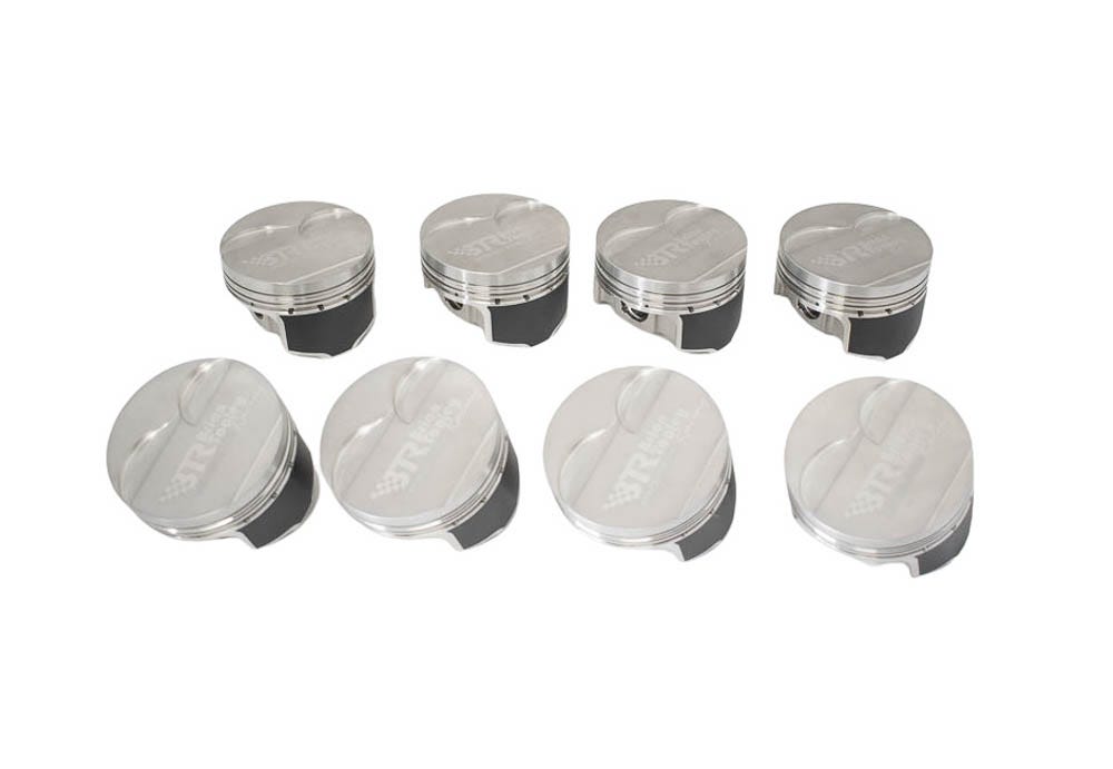 BTR Piston Set - Gen III/IV LS - 3.780" Bore - 3.622" Stroke - 6.125" Rod - 2CC Dome - BTRP325125DM2-8