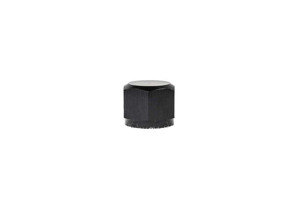 BTR Female Flare Cap - 10AN - Black - CPF-010