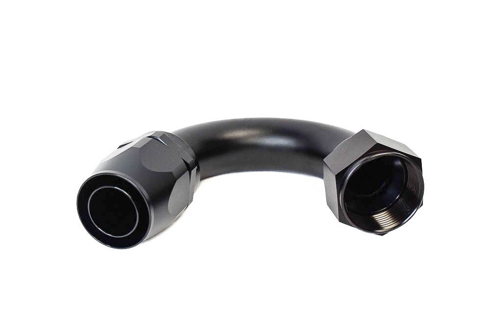 BTR AN Fittings - 120° - 20AN Hose End - Black - HF-120-020