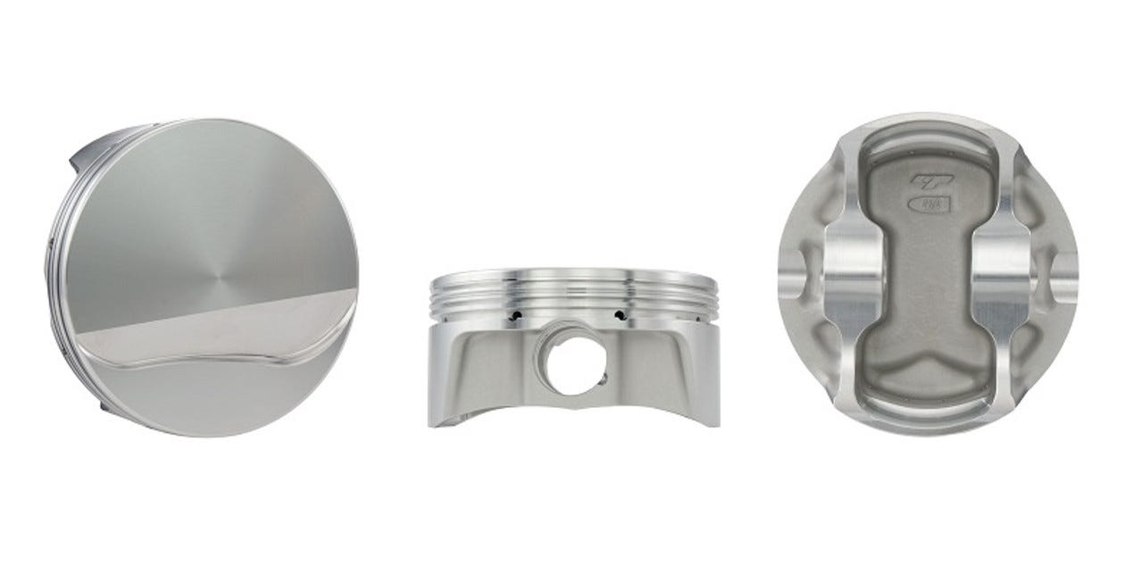 CP Carrillo LS Bullet Series Piston Set - 4.125" Bore - 3.622" Stroke - 6.125" Rod - 2.7CC Flat Top - BLS1012-125-8