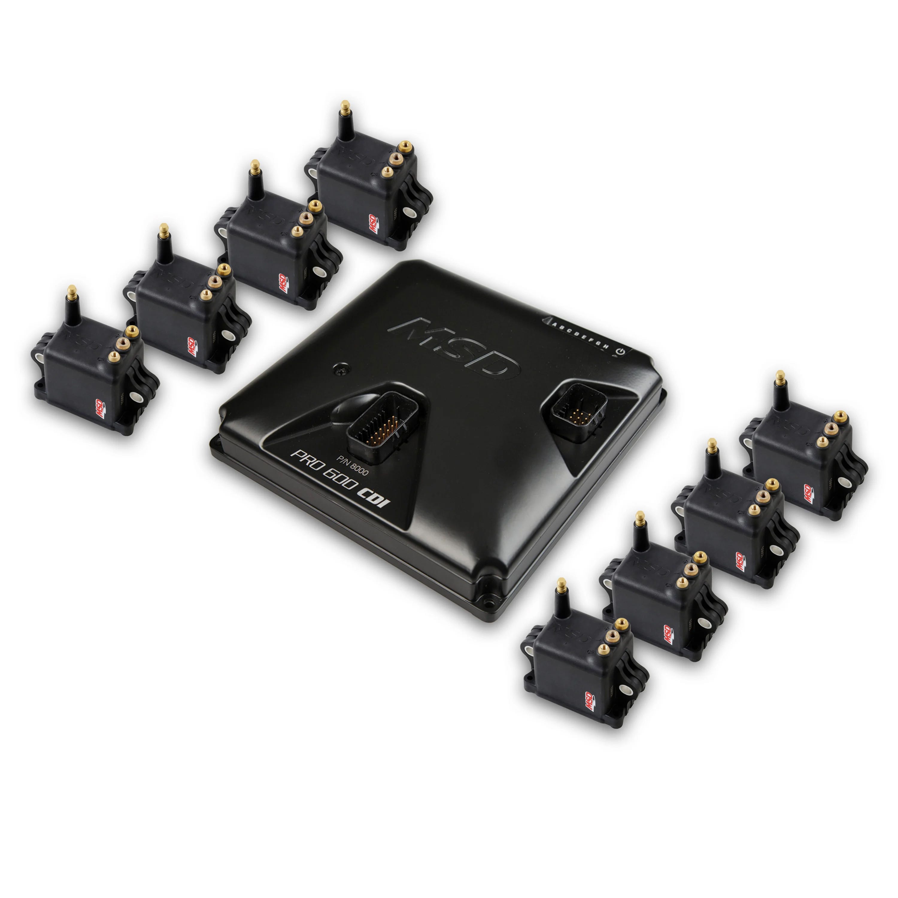 MSD Pro 600 Cdi Ignition and Coil Kit - Black Coils