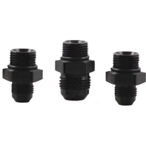 Magnafuel 9925 Regulator Plumbing Kit - 6AN Inlet - 8AN Outlet - Black - MP-3627-BLK