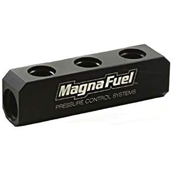 Magnafuel 3 Port Regulator Log - Black - MP-7610-03-BLK